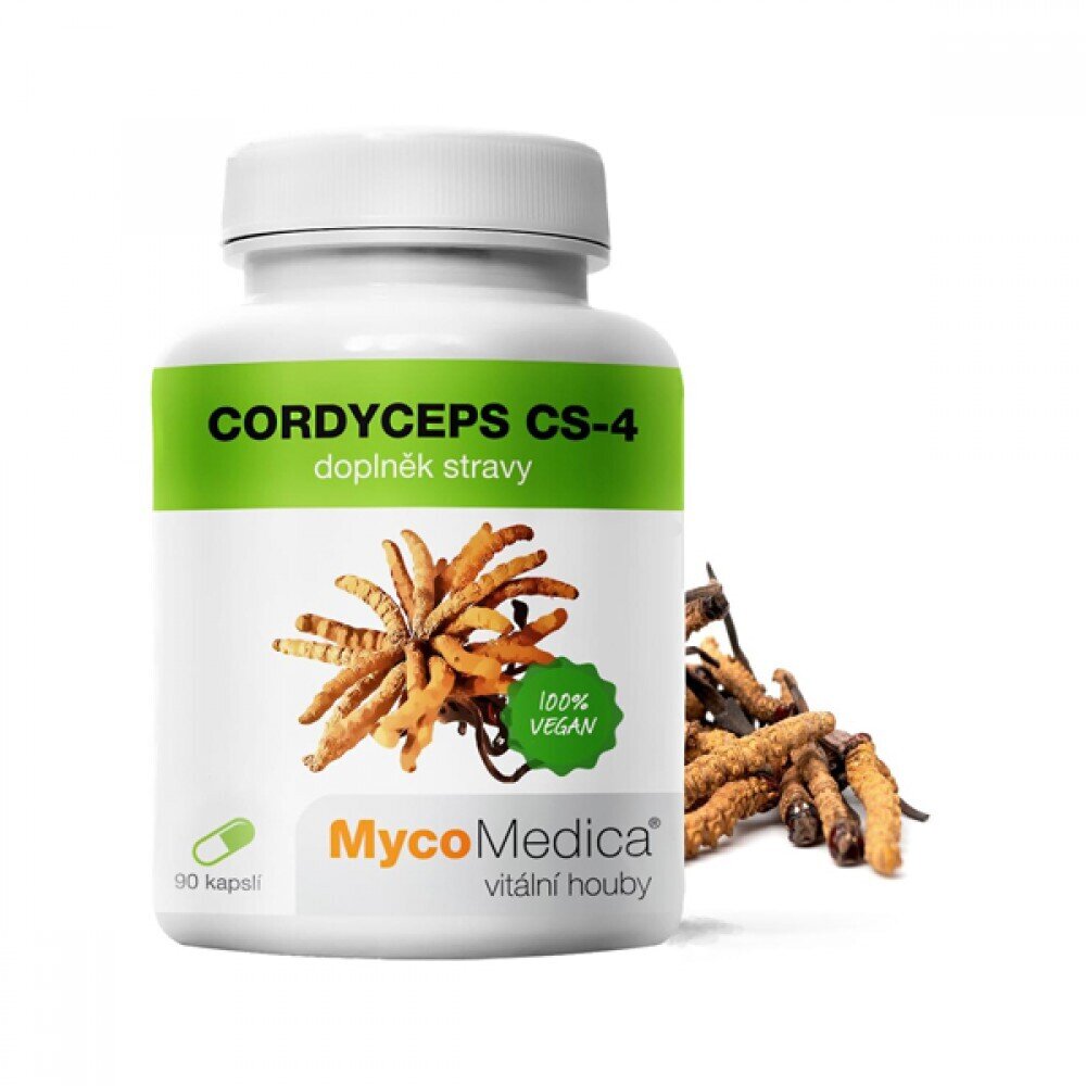 Cordyceps CS-4 /90 capsules x500 mg/- extrait de mycélium 30% polysaccharides <tc>MycoMedica</tc>