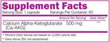 Calcium-akg 500 mg - 60 capsules