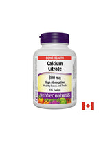 Citrate de calcium, 300 mg, 120 comprimés