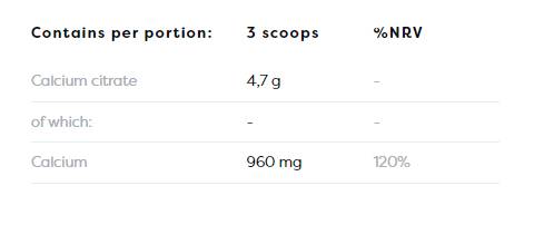 Poudre de citrate de calcium - 240 grammes