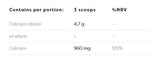 Poudre de citrate de calcium - 240 grammes