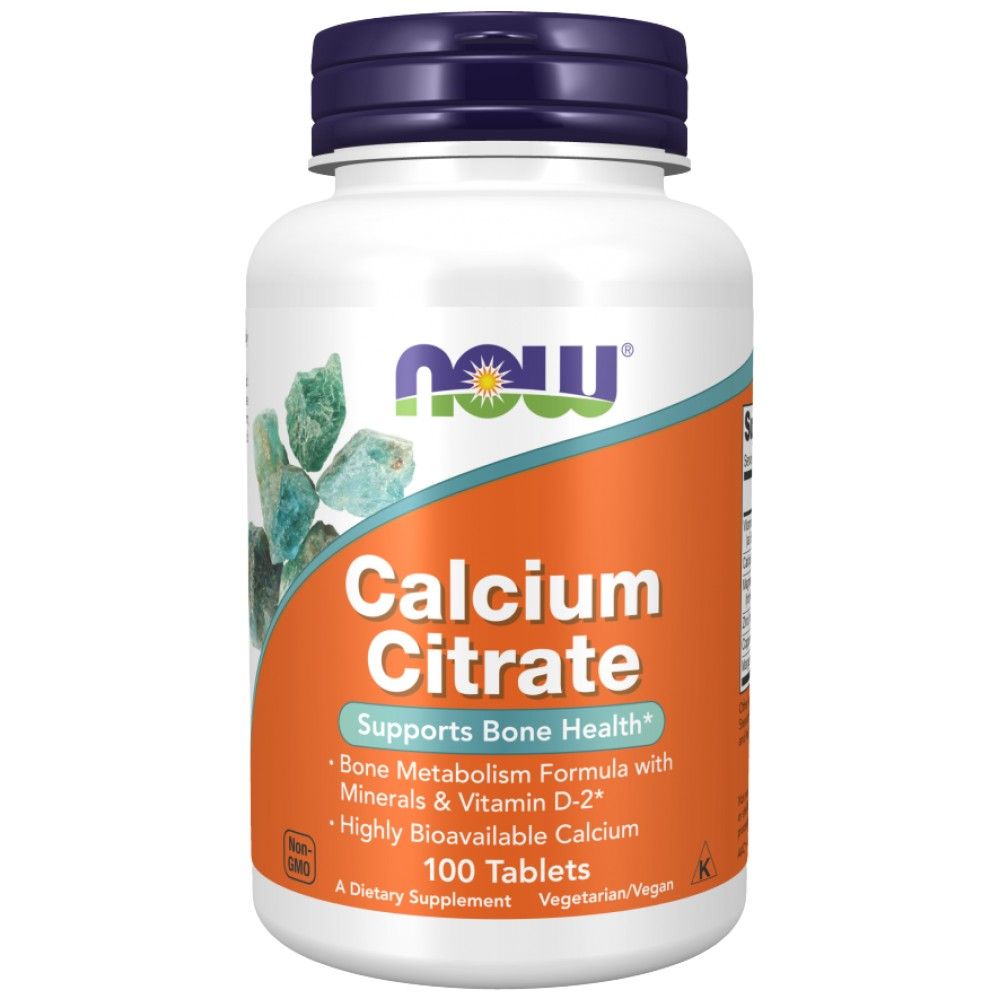Citrate de calcium avec minéraux et vitamine D-2 300 mg - 100 comprimés