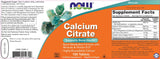 Citrate de calcium avec minéraux et vitamine D-2 300 mg - 100 comprimés
