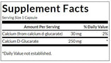 D-glucarate de calcium 250 mg - 60 capsules