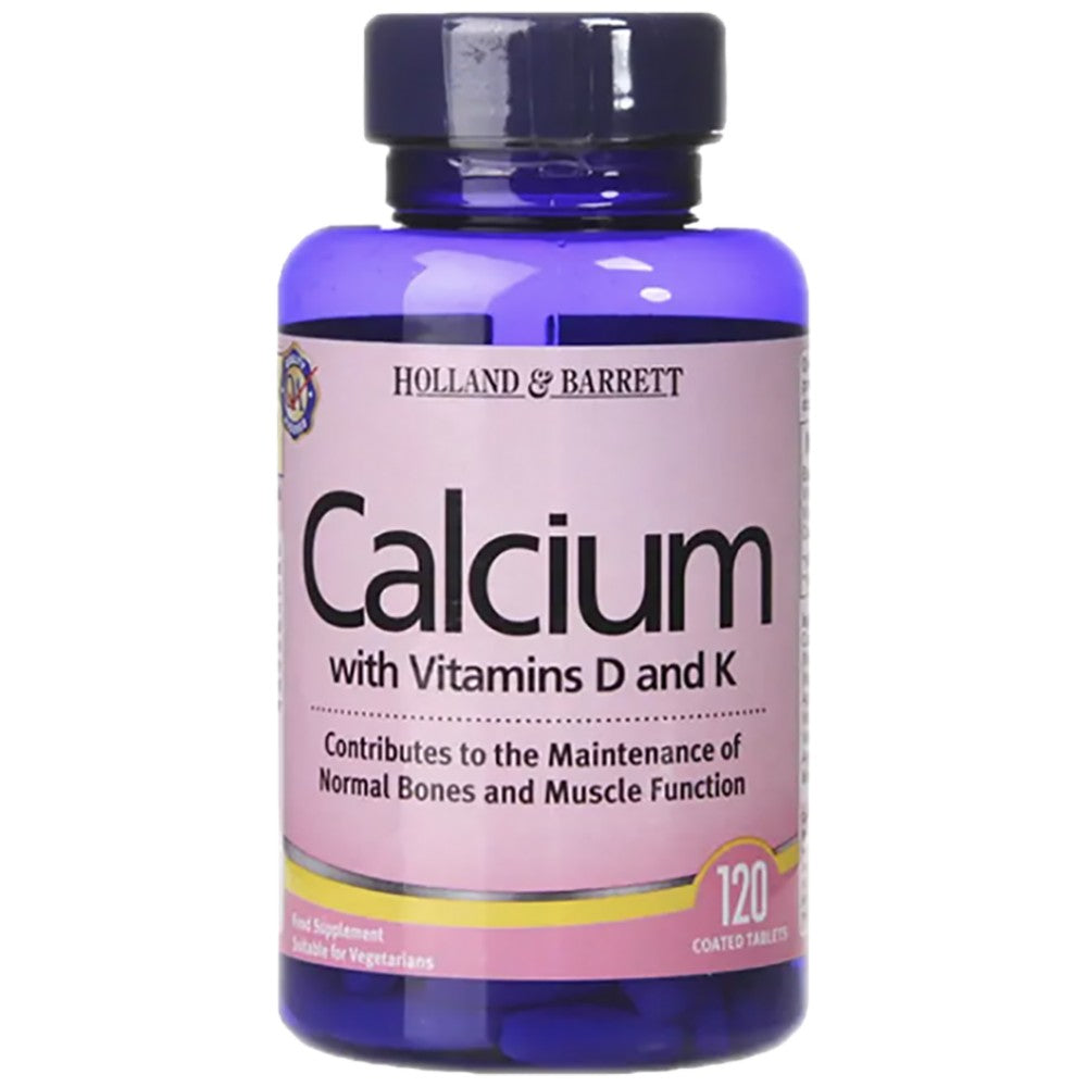 Calcium avec des vitamines D et K 120 comprimés