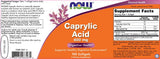 Acide caprylique 600 mg - 100 capsules de gel