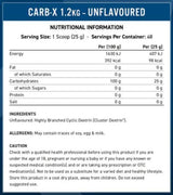 Carb-x | 100% glucides cycliques de dextrine - 1200 grammes