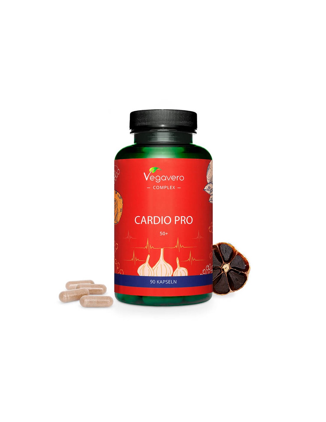 Cardio Pro 50+ - Formule pour un cœur sain, 90 <tc>Vegavero</tc> Capsules