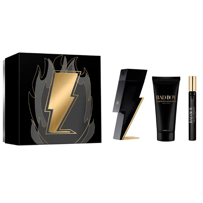 <tc>CAROLINA HERRERA</tc> Coffret 3 pièces Eau de Toilette Spray Bad Boy 100 ml