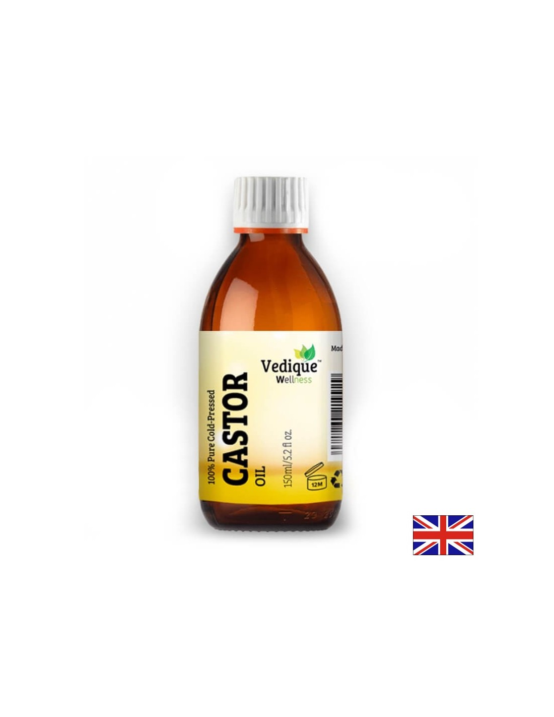 Huile de ricin - pour constipation, pour les super cheveux et la peau, 150 ml