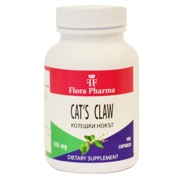 Cat's Claw 620 mg/100 capsules, 50 doses/Flora Pharma