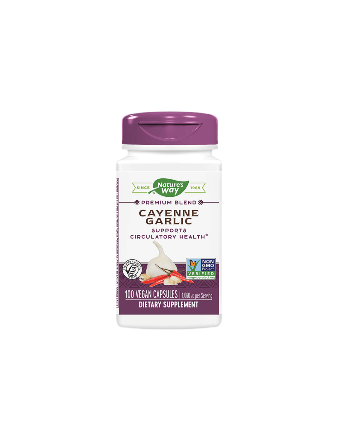 Cayenne ail - 100 capsules