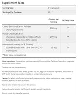 Extrait de graines de céleri 100 mg | avec châtaignier et aubépine - 60 capsules