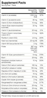 Formule du siècle Multivitamine sans fer - 130 comprimés