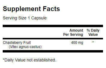 Fruit de chasteberge 400 mg./120 Caps - 0