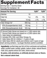 Gummies DHA pour enfants 600 mg - 30 gummies