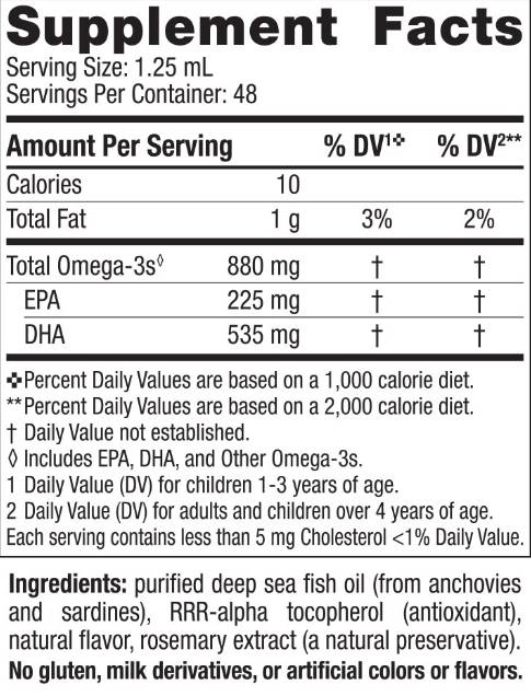 DHA XTRA 880 mg pour enfants - 60 ml