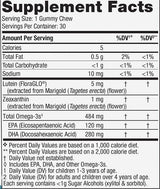 Gummies pour la santé des yeux pour enfants - 30 comprimés à croquer