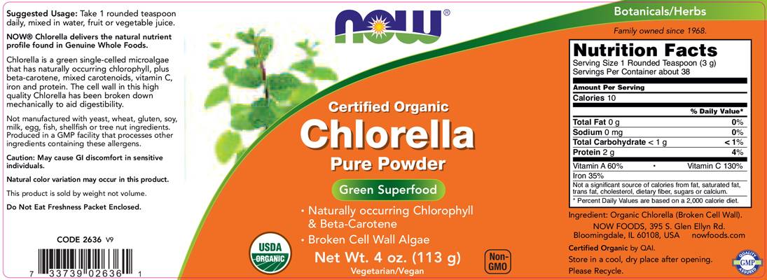 Chlorella Powder - 113 grammes