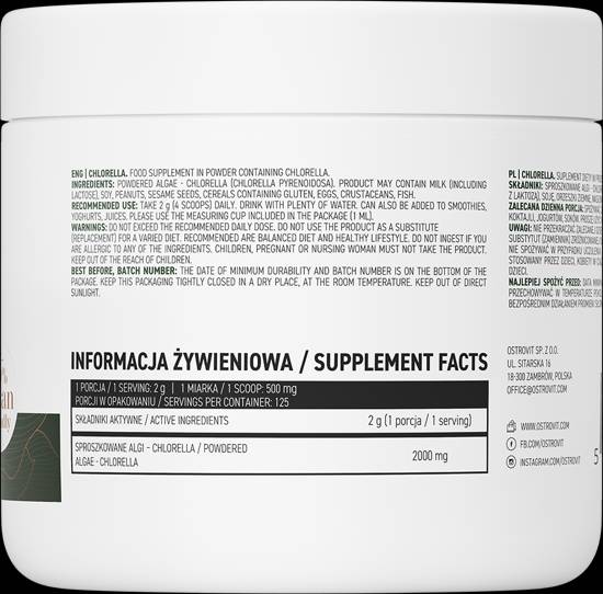 Chlorella Powder 250 grammes