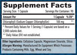 Chlorophylle 100mg. 90 VCAPS