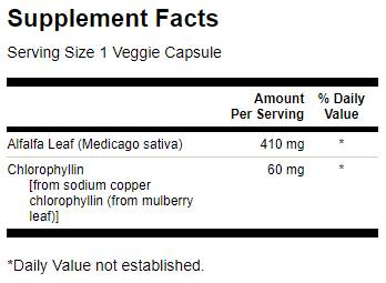 Capsules de chlorophylle 300