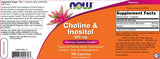 Choline et inositol 500 mg - 100 capsules
