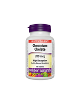 Chrome chélate/chrome (chélate) 200 mcg x 180 comprimés