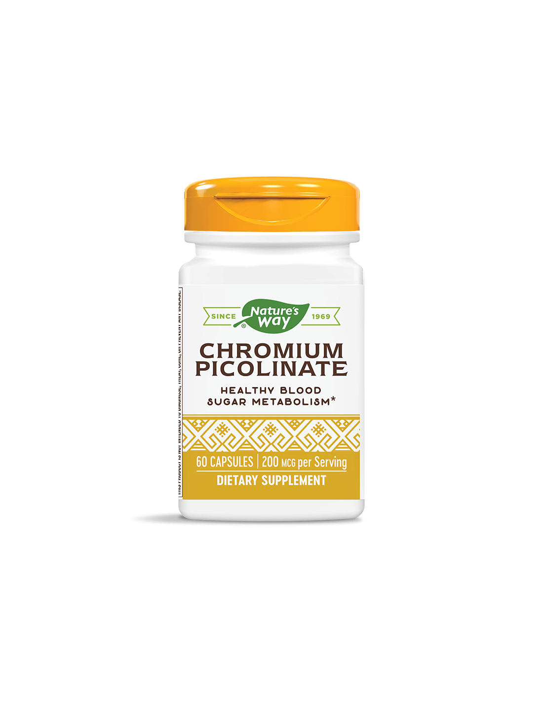 Chrome picolinate 200 mcg - 60 capsules