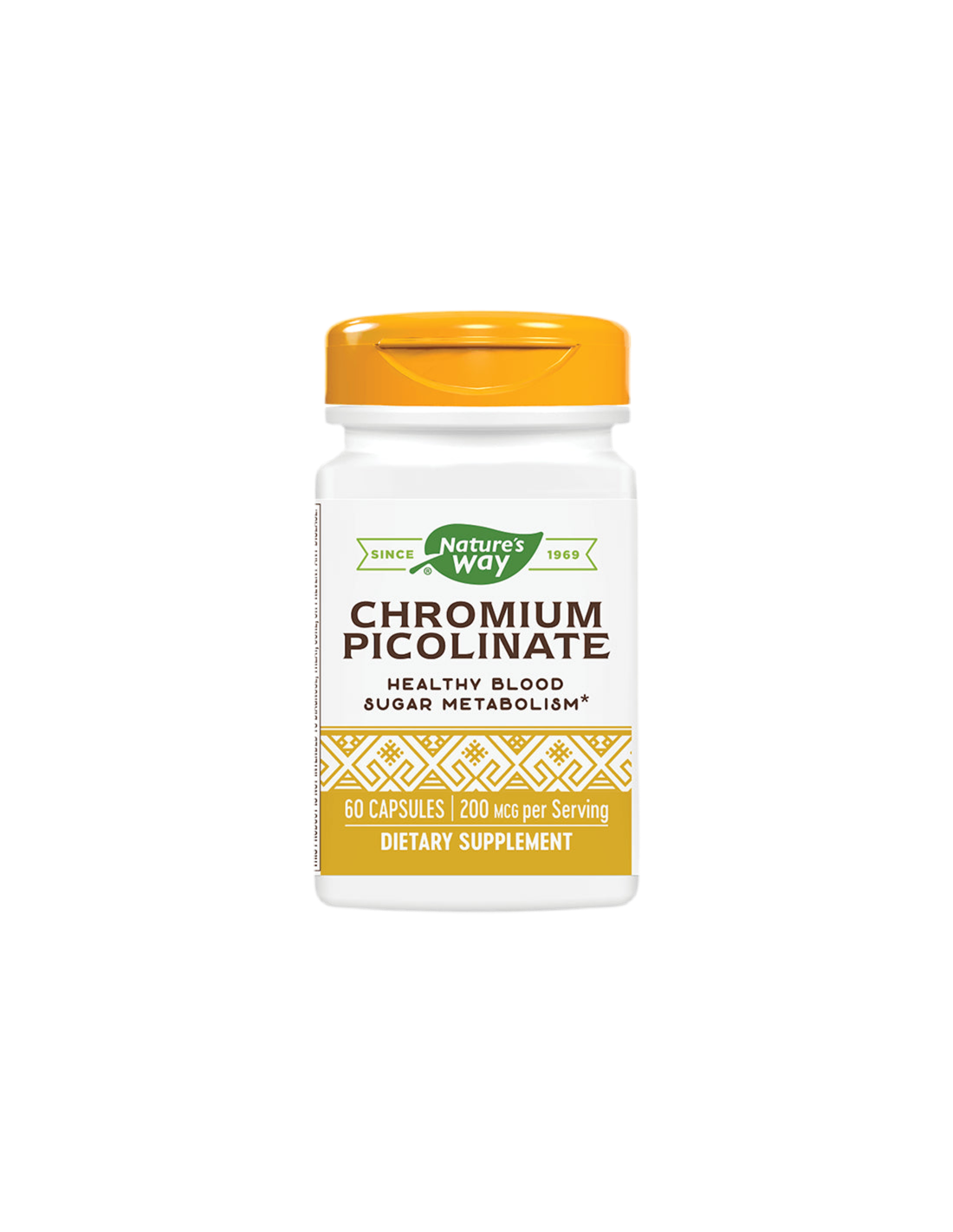 Chrome picolinate 200 mcg - 60 capsules