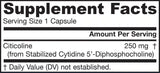 Citicoline (CDP choline) 250 mg./60 Caps.