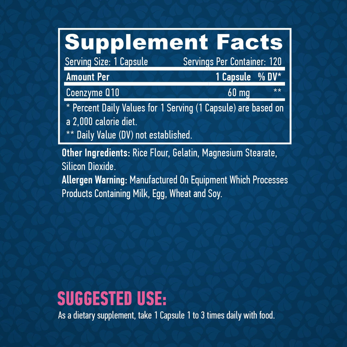 CO-Q10 60 mg./120 Caps.