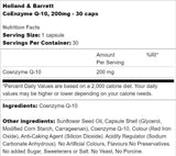 Coenzyme Q-10 200 mg - 30 capsules