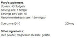 Coq-10 200 mg de santé cardiaque 45 softgels