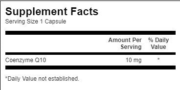 COQ10 10 mg - 100 capsules