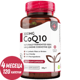 CoQ10 200 mg (Ubiquinone) /120 gélules, 120 jours/ <tc>Nutravita</tc>