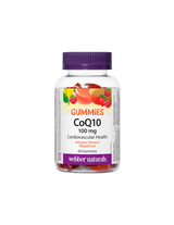 Gummies CoQ10/Coenzyme Q10 100 mg, 60 comprimés gélifiés <tc>Webber Naturals</tc>