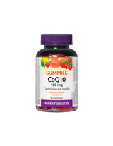 Gummies CoQ10/Coenzyme Q10 100 mg, 60 comprimés gélifiés <tc>Webber Naturals</tc>