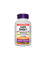 CoQ10 & Omega-3/Coenzyme Q10 100 mg + oméga-3 450 mg x 45 SoftGel Capsules