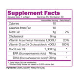 Huile de foie de morue 60 capsules de gel