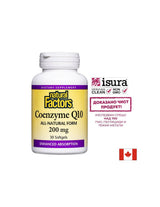 Coenzyme Q10 200 mg - 30 capsules de gel