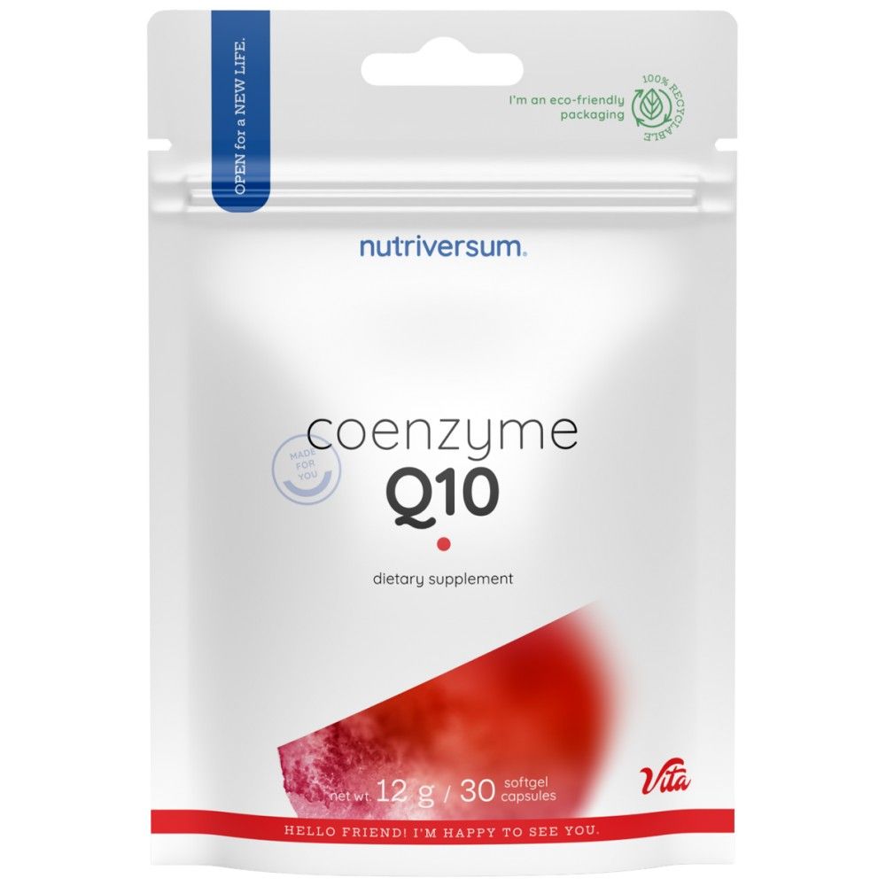 Coenzyme Q10 | COQ10 - 30 capsules de gel
