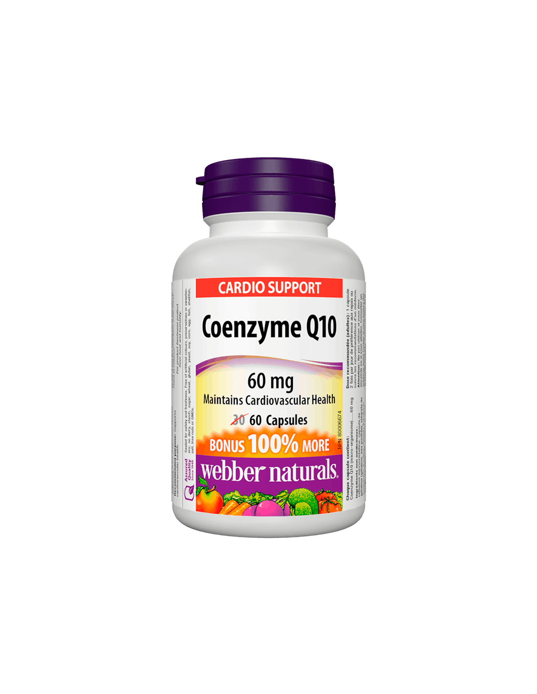 Coenzyme Q10/Coenzyme Q10, 60 mg, 60 capsules