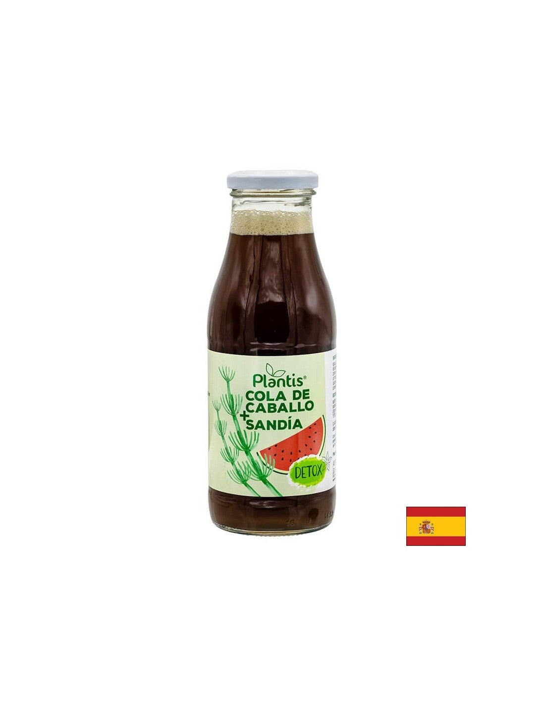 Sirop de pastèque et de prêle à effet drainant - Cola de caballo + <tc>san</tc>dia Plantis® - diurétique, 500 ml