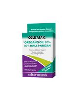 Cold-a-Tak® Origan Oilo Extra Strength/Origan (huile/80% Carvacrol), 180 mg, 30 capsules de génie soft