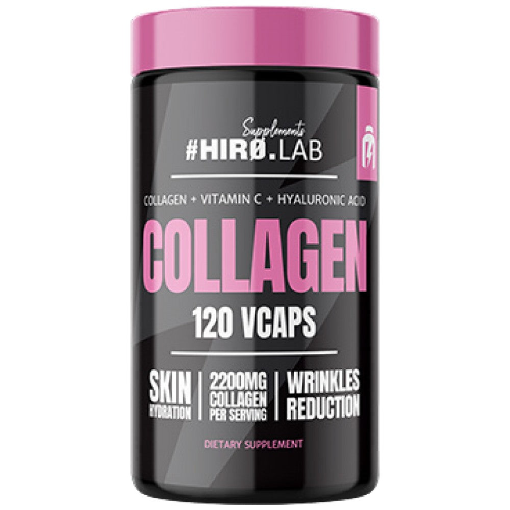 Collagène | Collagène marin + acide hyaluronique et vitamine C - 120 capsules