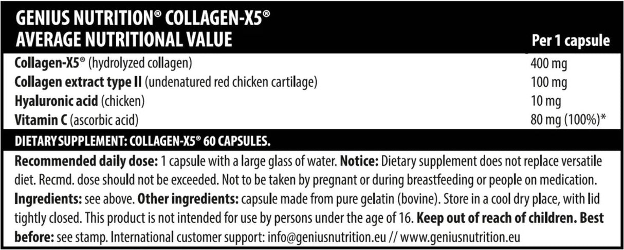 Collagène X-5 - 60 capsules