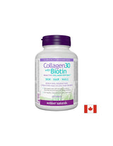 Collagen30® avec biotine/Collagène (peptides de collagène bioactifs) avec biotine, 120 comprimés <tc>Webber Naturals</tc>