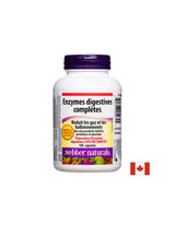 Enzymes digestives complètes digestives, 150 capsules