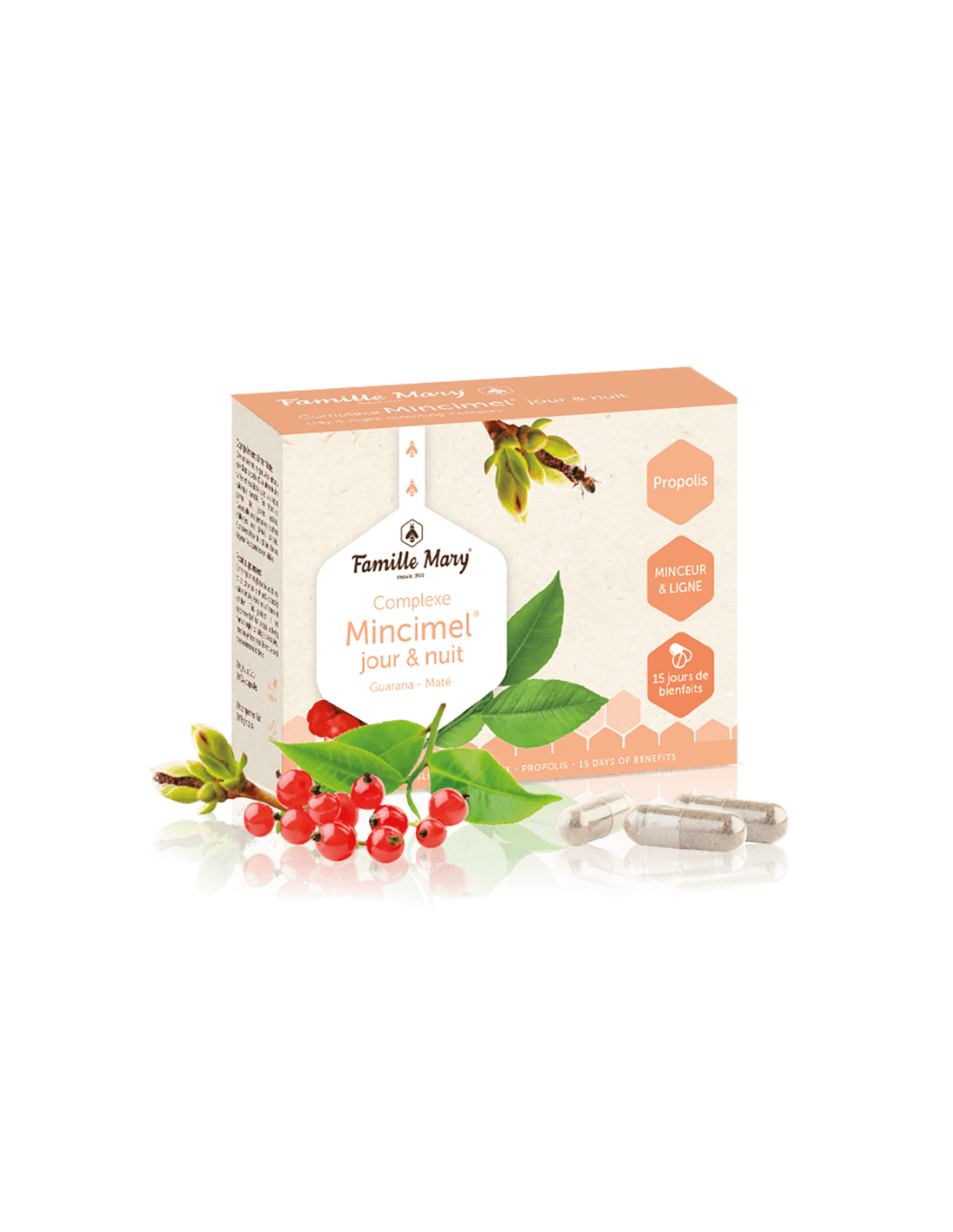 Complexe Mincimel Jour et Nuit/Day and Night Sinmming Complex/Day and Night Smacking Complex, 60 capsules